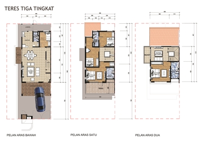 3 Storey Layout